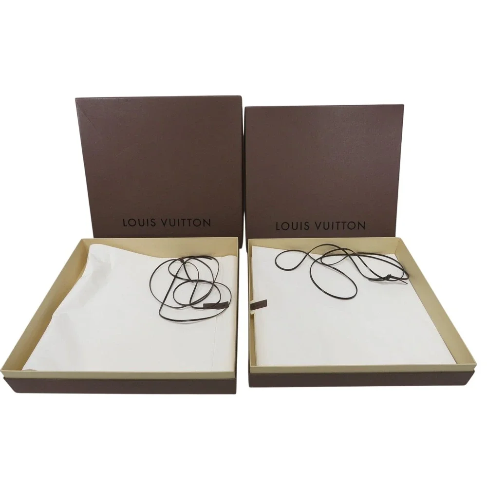 Authentic Louis Vuitton Brown Magnetic Drawer Gift Boxes Lot of 5 – Various Size